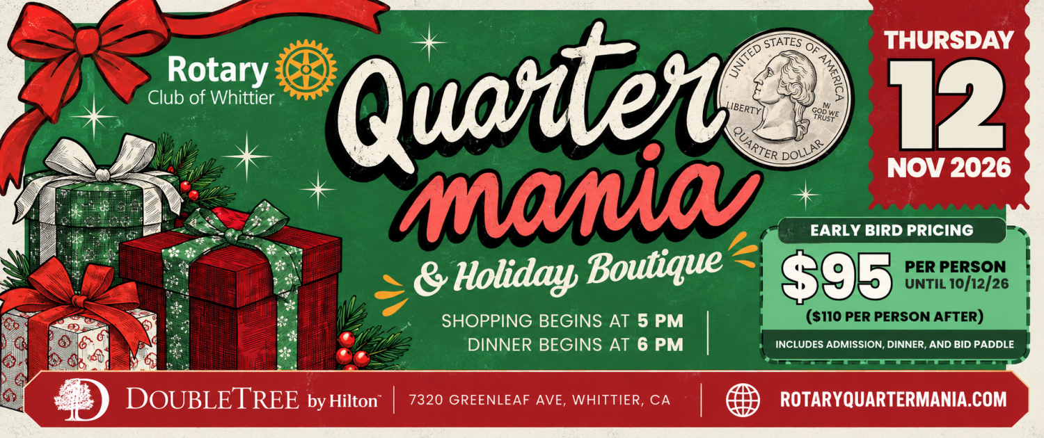 Rotary Quartermania Holiday Boutique Banner